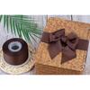 [Tekdeere]Width 50mm Solid Brown Grosgrain Ribbon, Perfect for Gift Wrapping, Sewing, Hair Accessories, Wedding Decorations - 22 Meters/roll