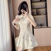 Summer Women's Chinese-Style Qipao Suit: Elegant Dress and Shorts Set
