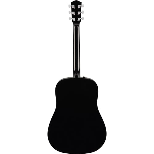 Fender CD-60S Dreadnought Acoustic Guitar with Walnut Fingerboard, Black, includes soft case