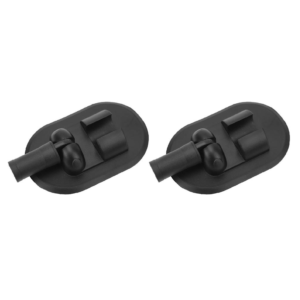 2PCS Inflatable Boat Tent Base PVC 180 Degree Rotation Kayak Canopy Mount Base for Rowing Boat Speedboat