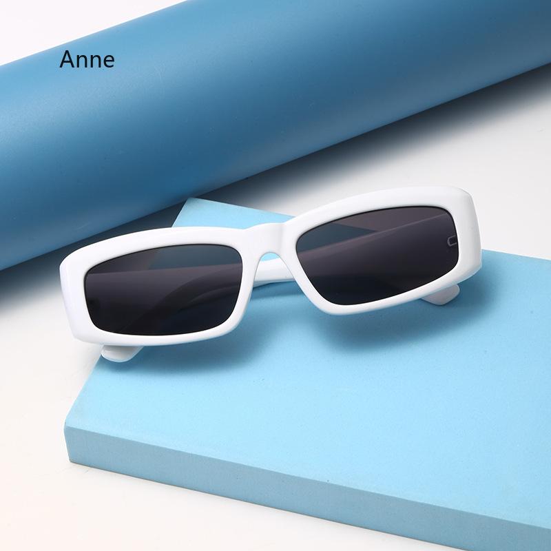Trendy Rectangle Sunglasses Men Women Luxury  Designer Wide Frame Sun Glasses vintage Small Black yeglasses Oculos De Sol