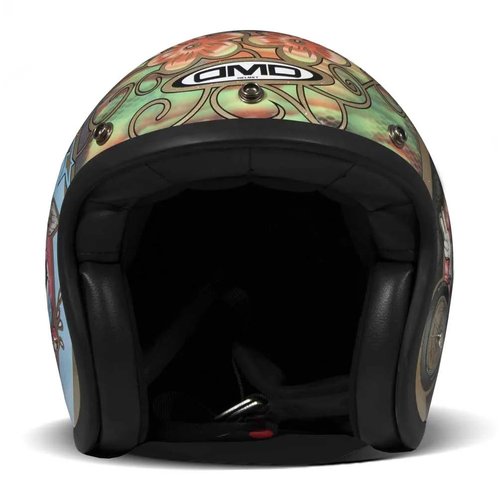 DMD Open Face Helmet Retro