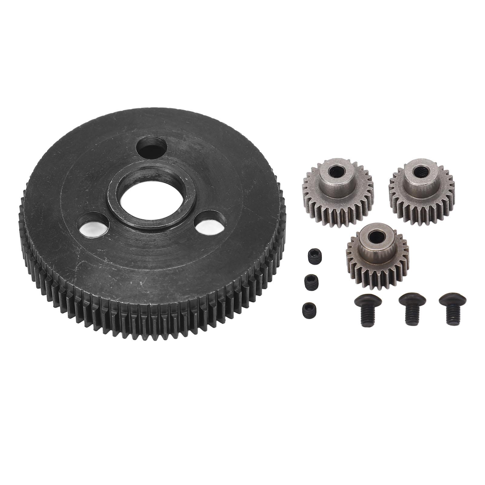 

RC Gear Set Replacement Metal 83T Spur Gear with 23T 25T 27T Pinion Gears Set for TRAXXAS SLASH 1/10 2WD RC Car