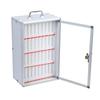 Aluminum Alloy Storage Locker Wall-Mounted Cell Phones Locker Storage Cabinet with Handle and Safety Lock for Office Classroom