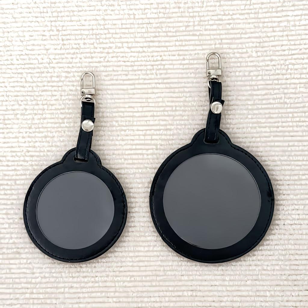 58/75mmRound Badge Holder For 58/75mm Pins Anime Button Protective Case DIY Itabag Keychain Pendant Display Bag