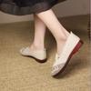 Cloth Shoes Women's Breathable Hollow Mother Mesh Shoes Non-slip Casual Shoes Summer and Autumn New Models