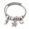 Pink Summer Cool Bracelet For Women Fashion Sweet Lightweight Breathable Wrist Jewelry Gift