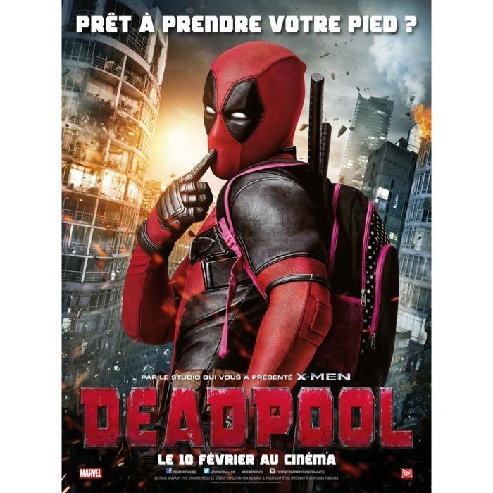 

DEADPOOL Affiche Cinéma Originale Roulée Petit format 53x40cm Ryan Reynolds