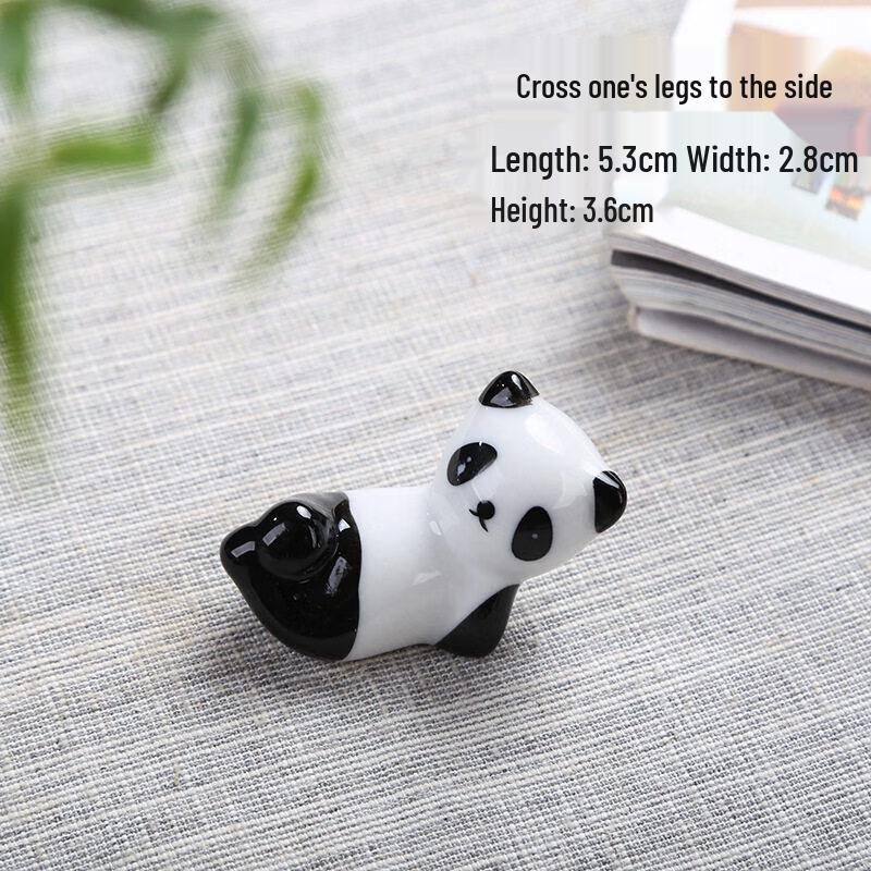 Cute Panda Ceramic Chopstick & Pen Rest