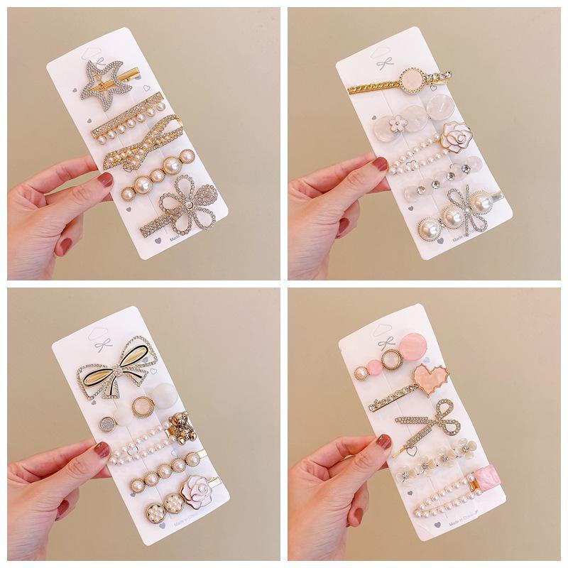 2022 Winter Korean Style Metal Hair Clip for Girls - Trendy Bangs Hairpin and Side Clip Hair Accessories