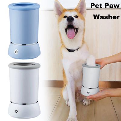 Köpek Paw Temizleyici Otomatik Yıkama Pet Ayak Temizleyici Kolay Tek Dokunuşla Çalıştırma Küçük Orta Büyük Cins Köpekler Kediler için Şarj Edilebilir Köpek Paw Yıkama Fincan