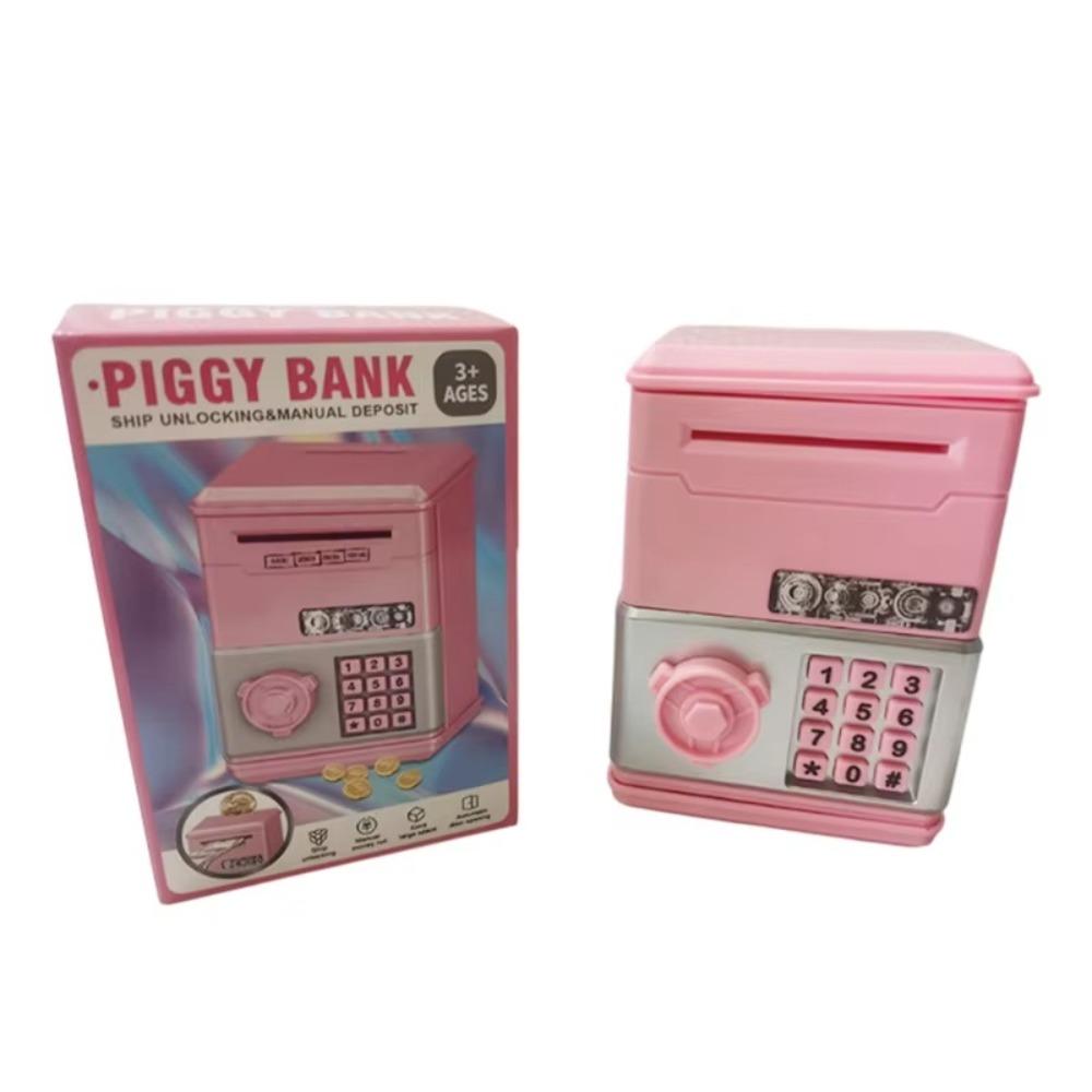 ATM Cash Saving Money Box Password Money Saving Bank New Children's Piggy Bank  Boys Girls