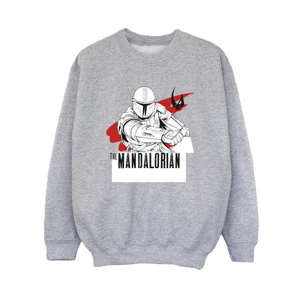 Star Wars Boys The Mandalorian Mando Shoots Sweatshirt