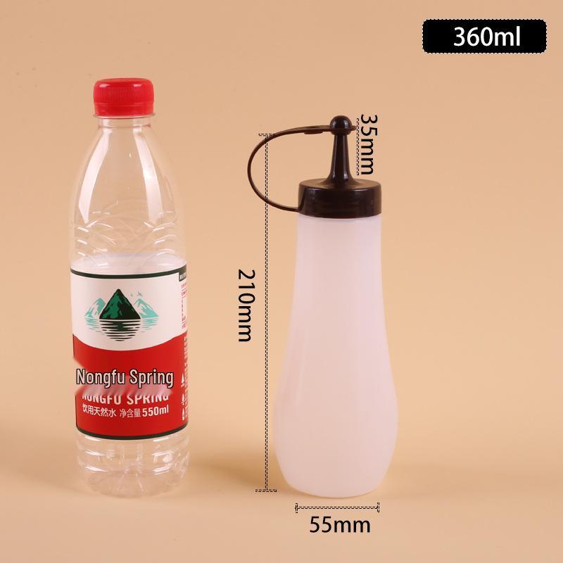 Thick Plastic Food-Grade Squeeze Bottle for Salad and Tomato Sauce