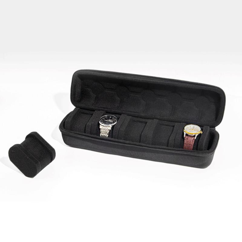 1 Piece Anti Fall Smart Watch Storage Bag 5-Slot Watch Case Eva Hard Shell Travel Organizer With Pillow Insert Gift