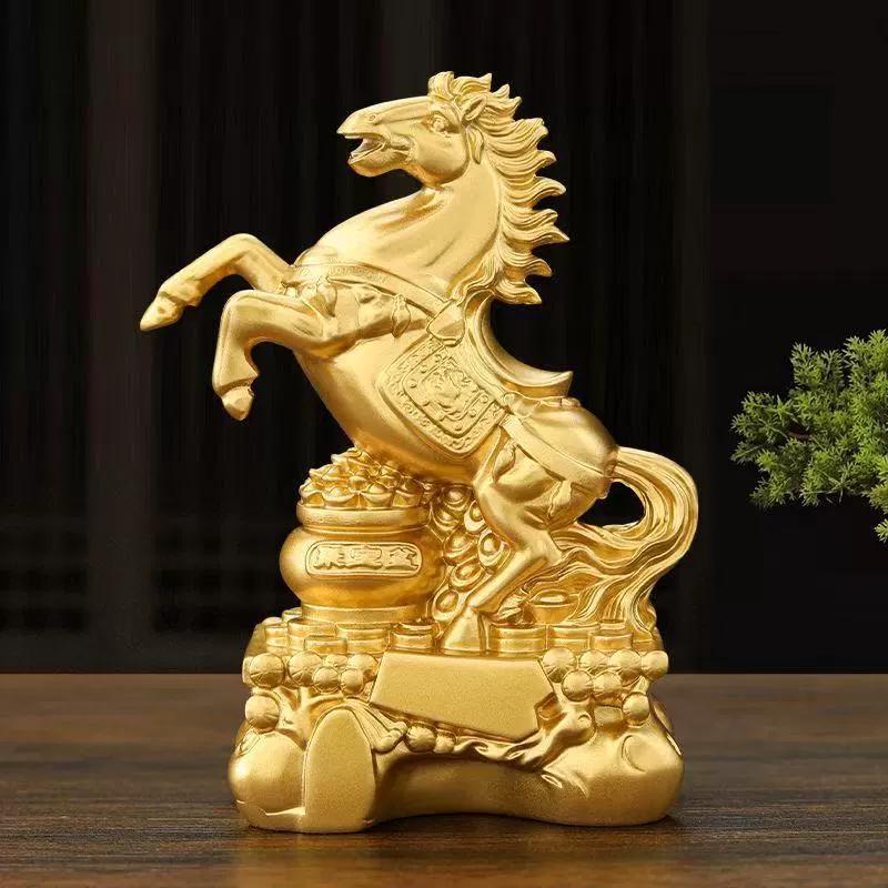 Rearing Horse Figurine Symbol Of Prosperity Charming Ornament Desktop Decorative Statue Decoration Gift Year Of Horse 2026