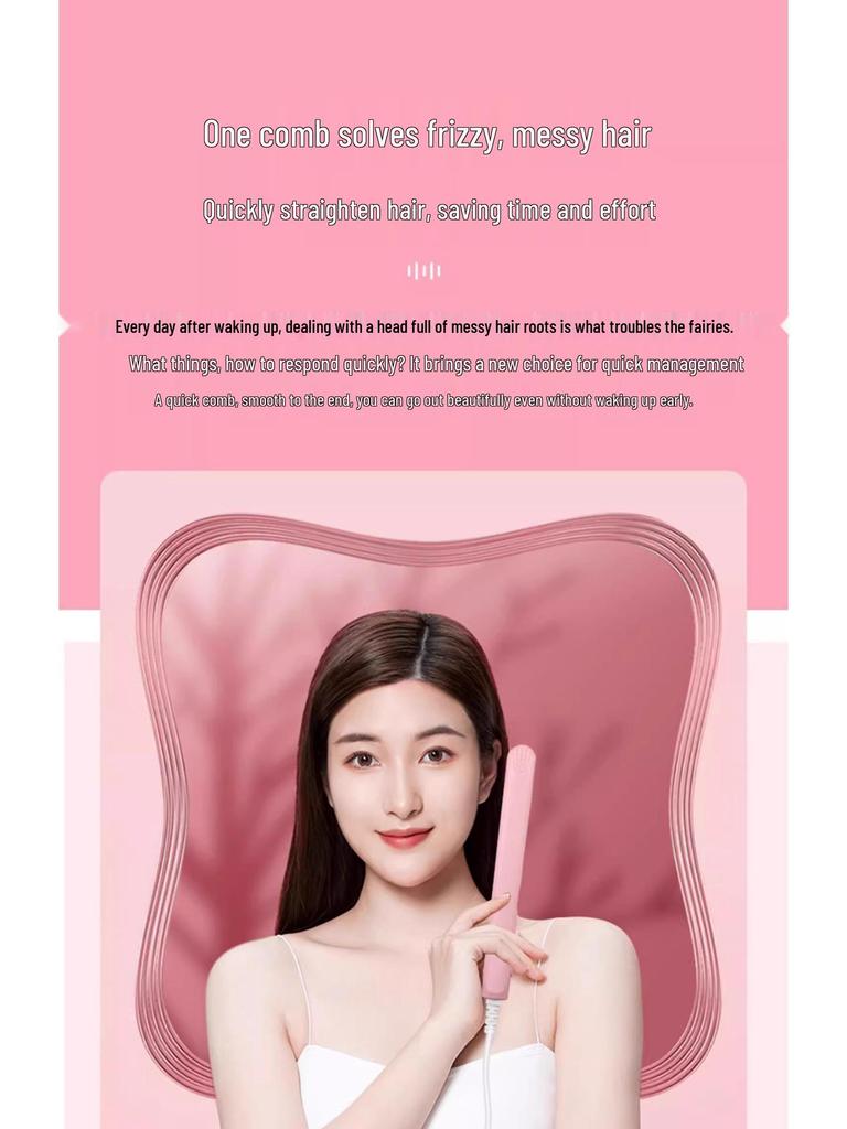 Mini Dual-Use Hair Straightener & Curler for Women & Men - Small Iron for Bangs