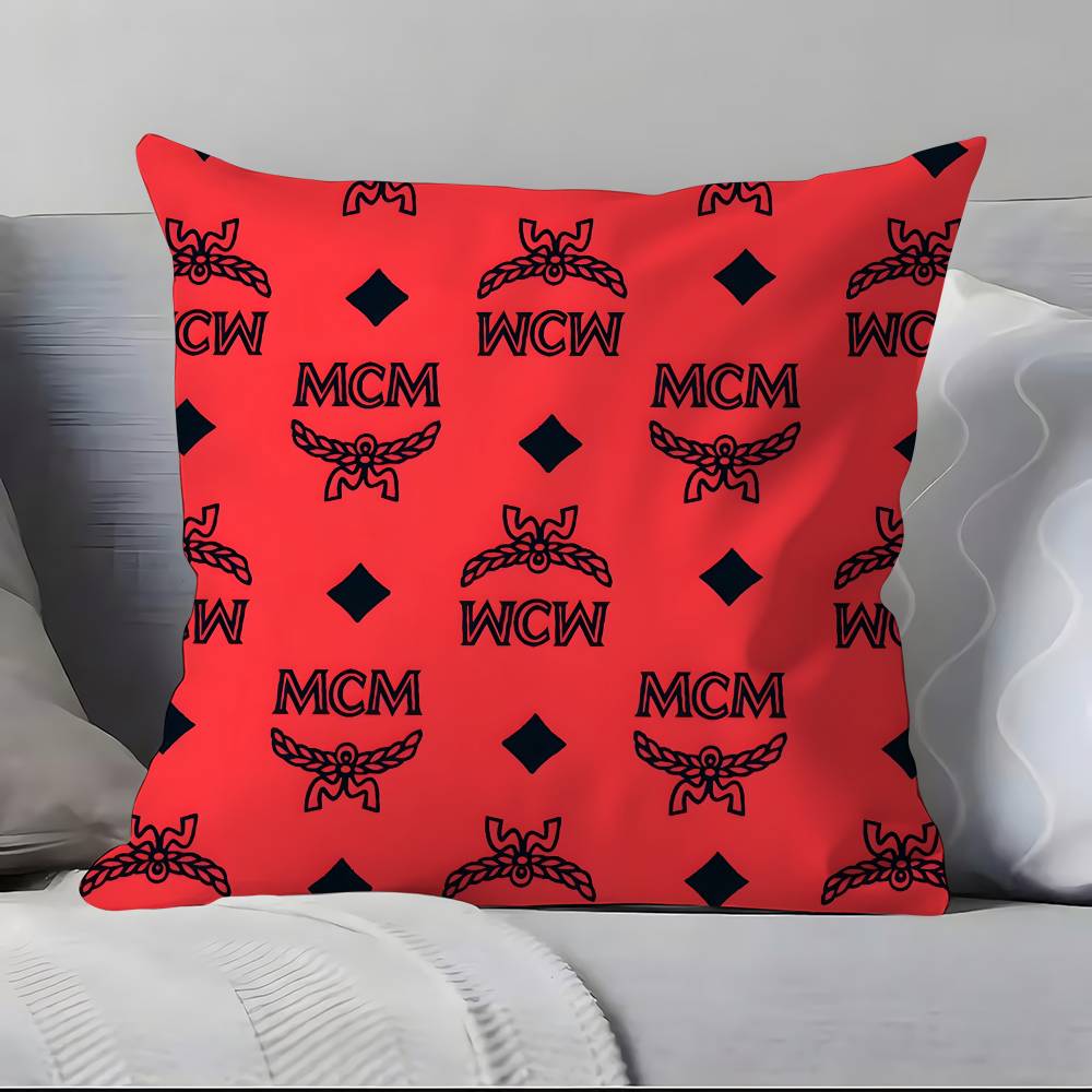 Высококачественная модная наволочка M-MCM, мягкая, приятная к коже и удобная, со скрытой молнией 12x12Inch