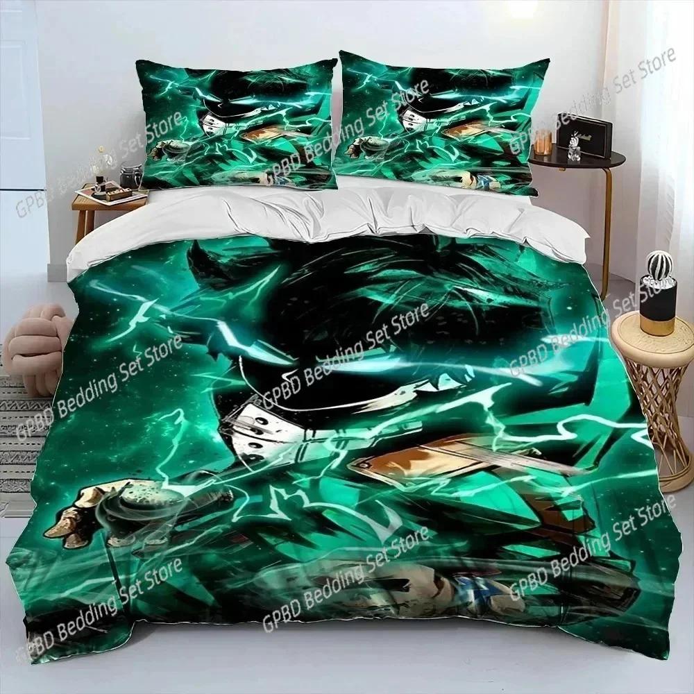 3D Print Anime My Hero Academia Izuku Deku 3D Duvet Cover Bedding Set Comforter Linen Pillowcases Home Decor Single King Queen