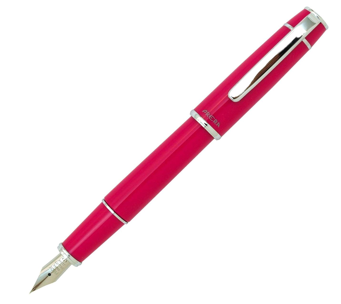 

Ручка Pilot Prera, яскраво-рожева, FPR-3SR-VP-F, Японія, картридж з чорнилом