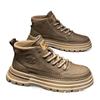 Martin boots autumn high-top retro board shoes short boots British casual mid-top leather shoes