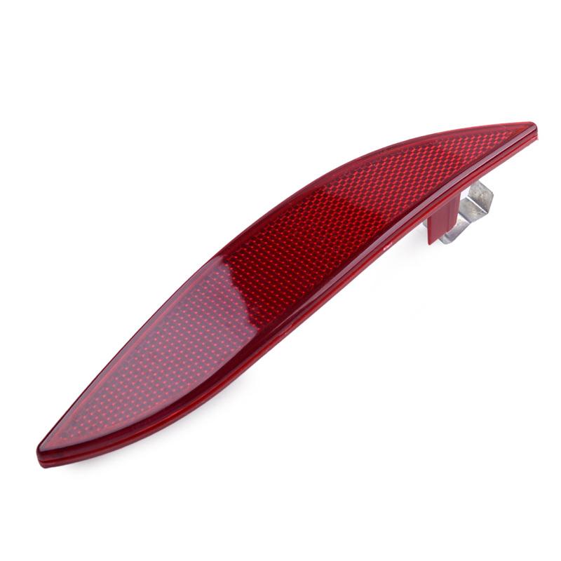 Red Right Rear Bumper Reflector Light Fit For Renault Megane Clio MK3 2008 2009 2010 2011 2012 2013