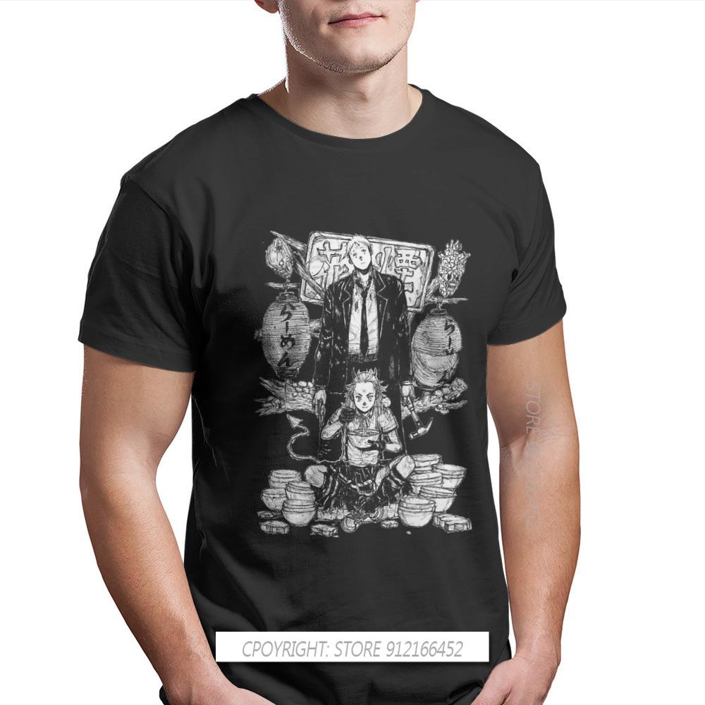 Dorohedoro Caiman Nikaido Manga Anime Novelty TShirt For Men Shin Noi O Neck Pure Cotton T Shirt Gifts Streetwear 3XL