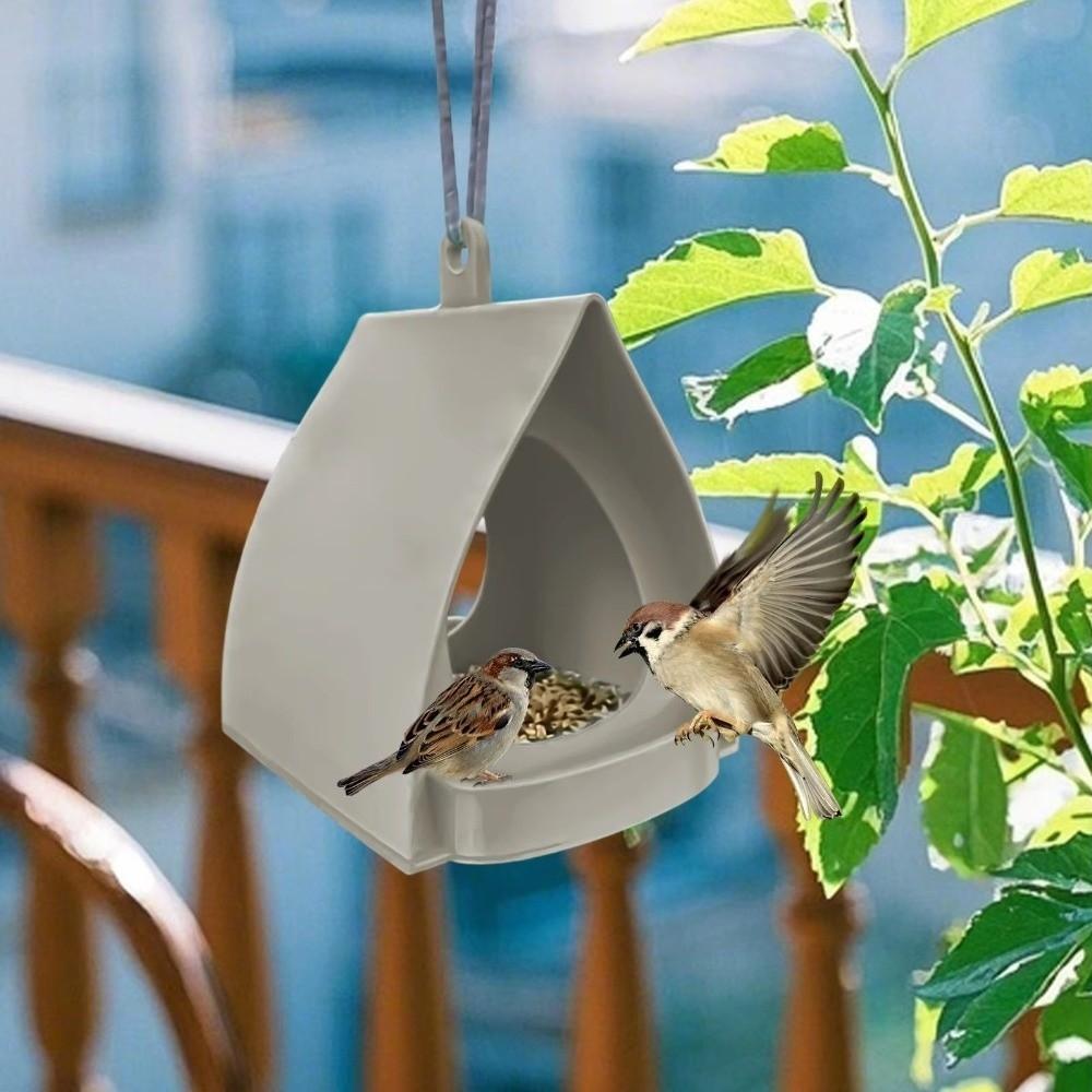 Plastic Bird Feeding Station Large Capacity Wildlife Habitat Versatile Hummingbird Feeder  Yard