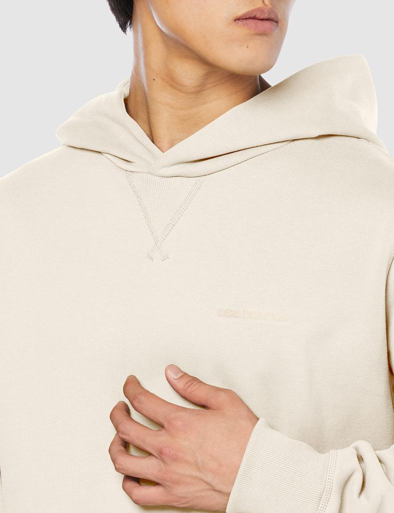 Hooded Sweatshirt NB Athletics Nature State Heavy Weight Sweatshirt Pullover Hoodie AMT23565 Parka GIE L [New Balance] (Greige)