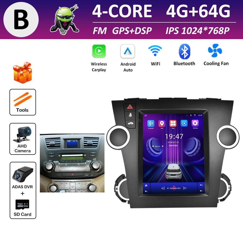 Android Intelligent System for Toyota Highlander 2009 2010 2011 2012 - 2014 GPS Navigation WIFI IPS Touch Screen Auto Tools WIFI