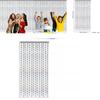 Silver Ball Disco Rain Curtain For Stunning Birthday Party Decor And Wedding Backdrop