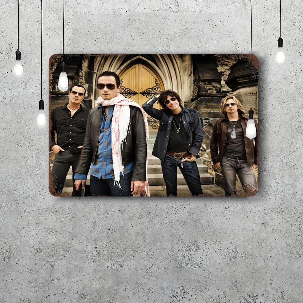 Stone Temple Pilots Band Retro Vintage Tin Sign Poster Decorative Plaque Metal Plate Wall Decor