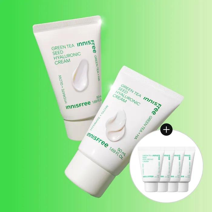 

Green Tea Seed Hyaluronic Acid Cream 50mL (Tube) x 2