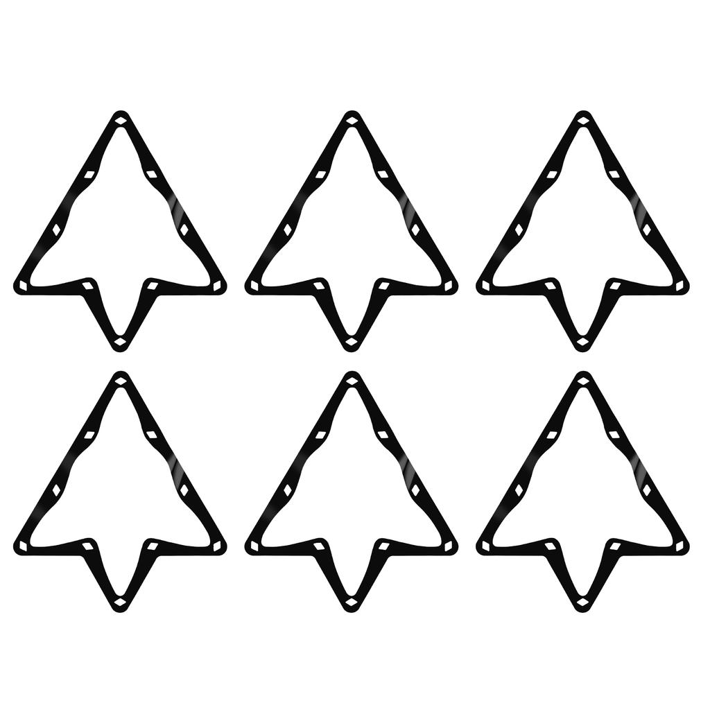 6pcs Magic Ball Rack Holder Billiard Ball Rack