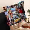 Action Game Grand TTheft Auto Cushion Cover Car Throw Pillow Case For Sofa Car Christmas Gift 40x40cm 45x45cm