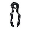 190cm Polka Dot Silk Scarf: Thin, Long, Versatile Ribbon for Hair, Waist, or Bag Accessory