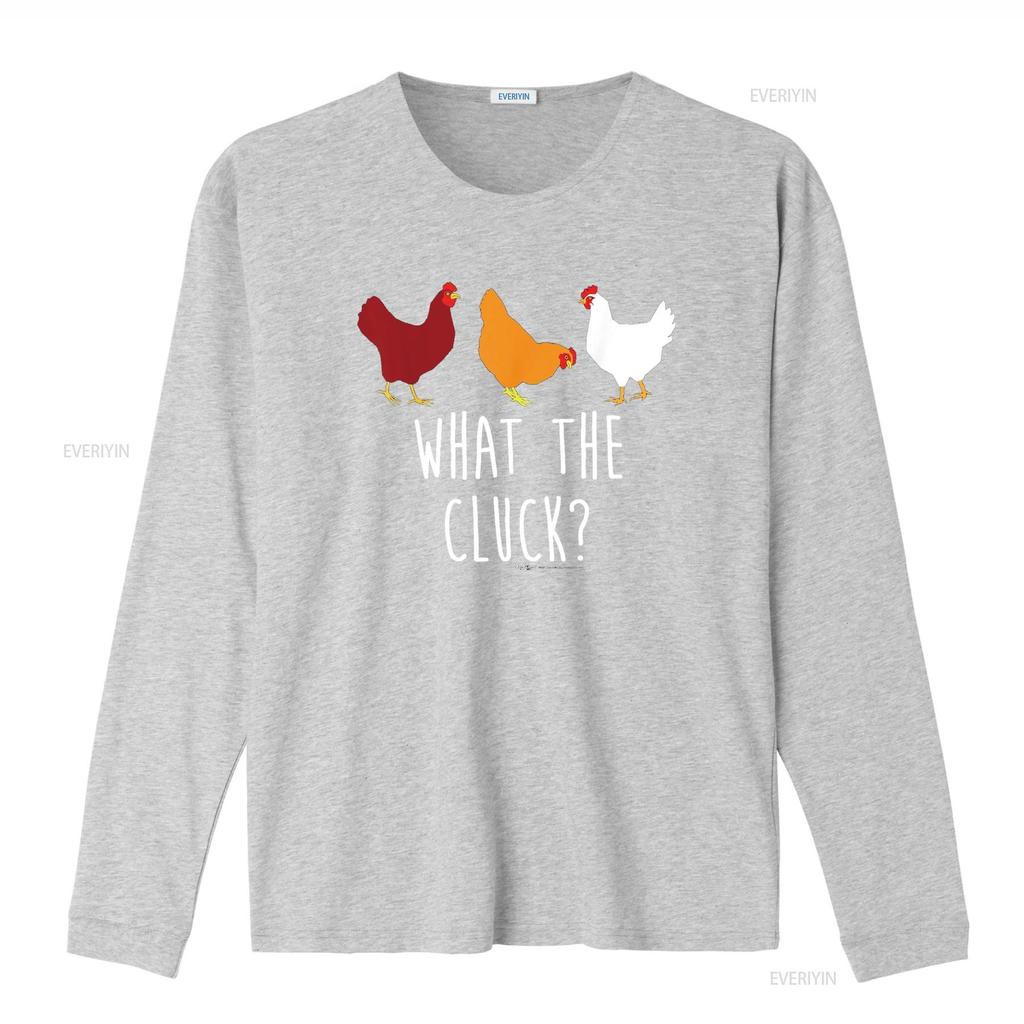What The Cluck Funny Chicken Farmers T Shirt Vintage Washed Designer Clothes Fashion Graphic Homme Slightly Breathable Soft