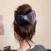 Elegant Bowknot Hair Claws Korean Style Bow Claw Clip Durable Lady Shark Clip  Daily Wear