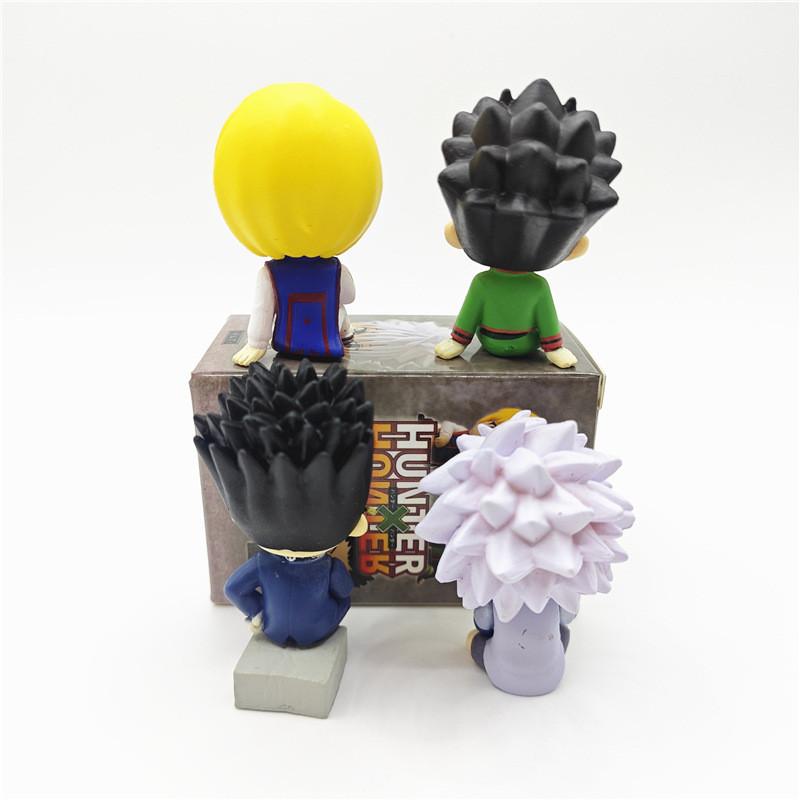 Cute Pvc Hunter X Hunter Miniature Sitting Figurine Blind Box Collectible Set
