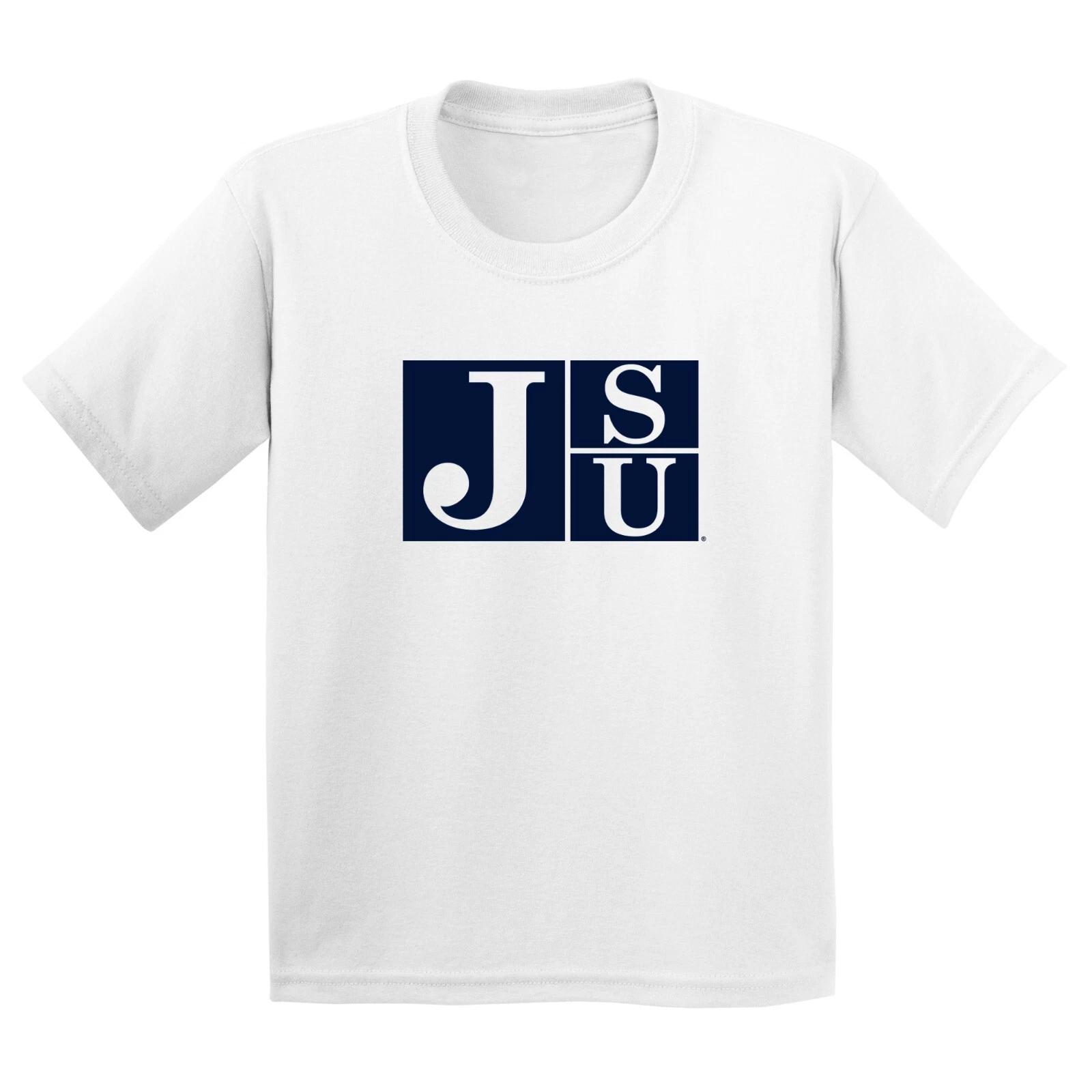 Jackson State Tigers Primary Logo - NCAA University Youth T Shirt - White 3XL