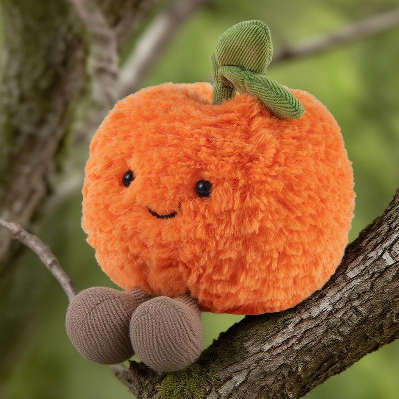 Fun Big Orange Big Chestnut Good Persimmon Peanut Doll Chestnut Tomato Orange Fruit Plush Toy Tomato Persimmon