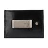 Gucci Logo Embossed Canvas And Leather Trim Wallet Card Holder Men wallet Black 700690-92TCF-1000