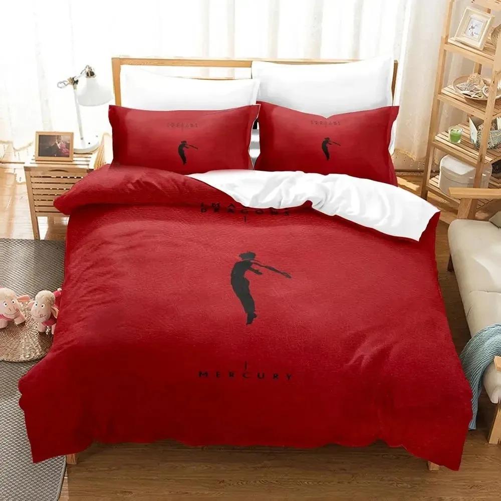 3D Print Imagine Dragons Album Cover Bedding Set Duvet Cover Bed Set Quilt Cover Pillowcase Comforter king Queen Size Boys Adult