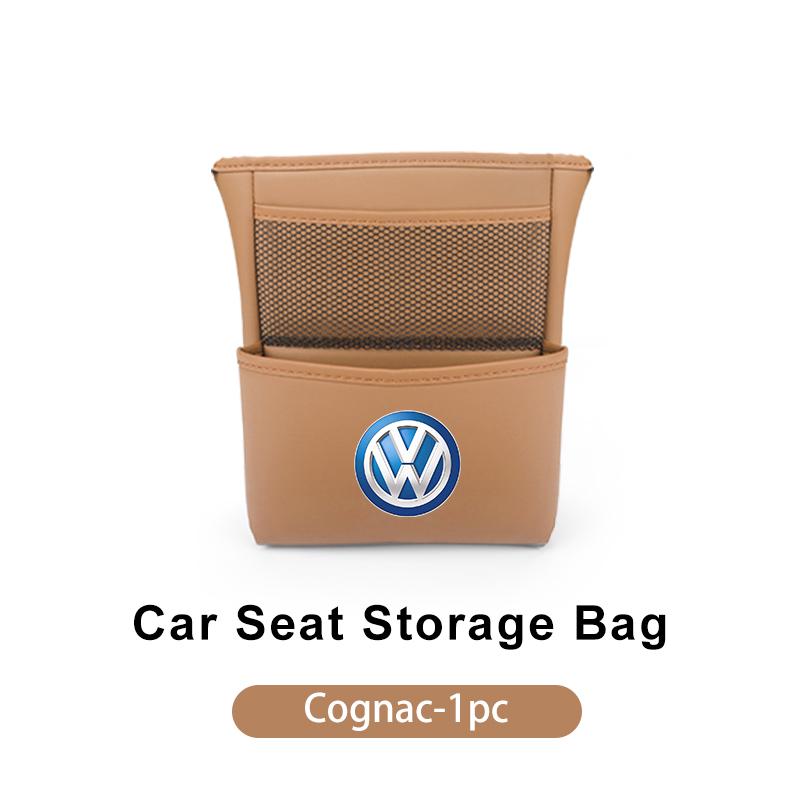 TMBCU1 Large Capacity Car Center Console Seat Storage Bag For VW GTI Golf Tiguan Jetta T-ROC Touareg Touran Sharan Beetle GTD GTE