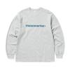 Thisisneverthat SS26 T-Logo Long Sleeve Tee Heather Grey Unisex tops TN260TTSLT01HGR