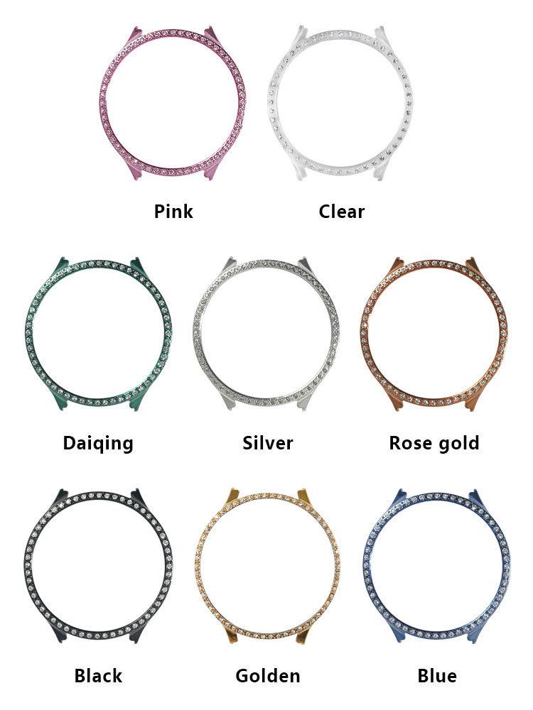 Samsung Galaxy Watch 5/4 Single Row Diamond Hollowed-Out Protective Case