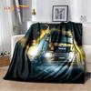 Coperta morbida in flanella 3D con motivo Camion per Letti Camera da letto Divano Picnic, Coperta da lancio per Coprire Tempo libero all'aperto Riposo Regalo