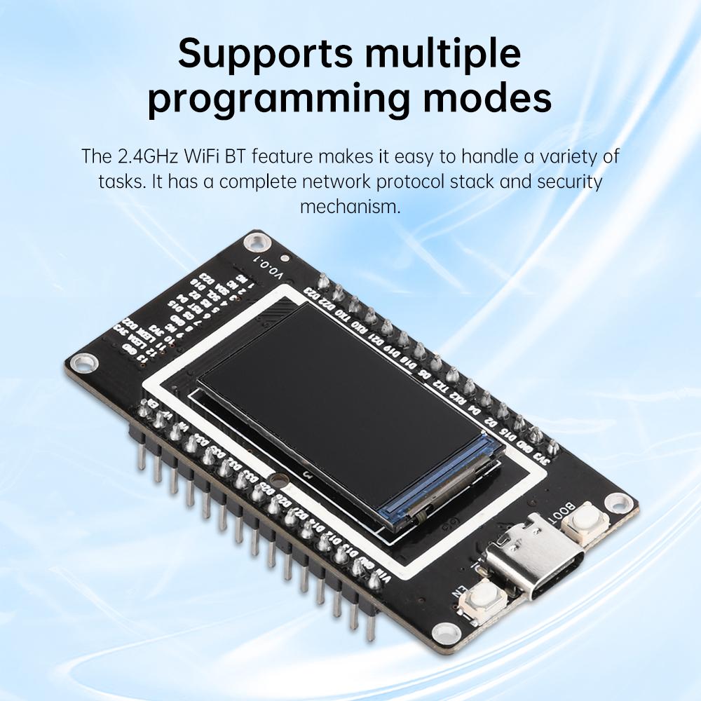 Esp32 1.4-Inch Lcd Screen Wifi Bluetooth Development Board Onboard Esp32-32 Module Type-C WiFi+BL Module