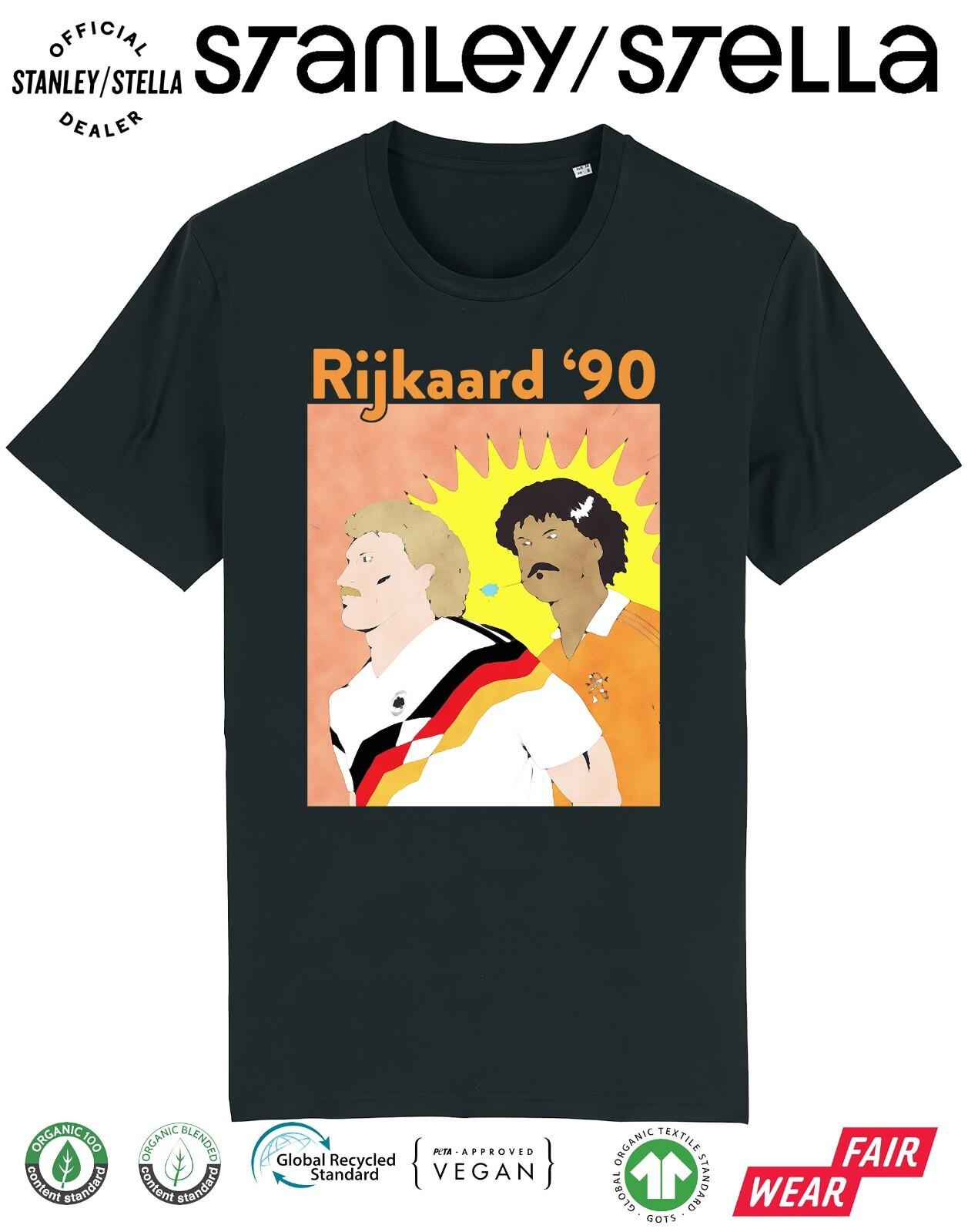 Frank RIJKAARD 90 Mens Football T-Shirt Mens Womens Tees Top Voller Spat Netherlands Italia 90 Tee M