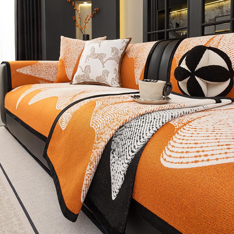 Chenier'S New Sofa Cushion Is Universal In All Seasons, Non-Slip Seat Cushion, Leather Sofa Cover, Anti-Cat Scratch Sofa Cover, Cloth Towel.